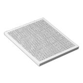 FARBEN SIE IHR EIGENES Knittern 5.5x6 Notepad. Notizblock (angewinkelt)