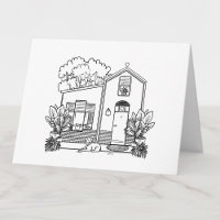 Farben Sie Ihr eigenes Niedliches Haus mit Dog Bla