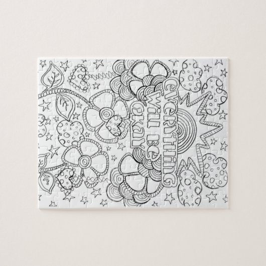 Färben Sie Ihr eigenes Puzzlespiel Puzzle (Horizontal)