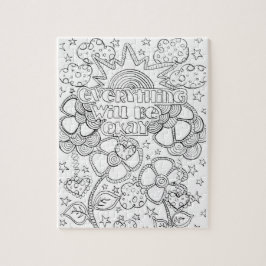 Färben Sie Ihr eigenes Puzzlespiel Puzzle