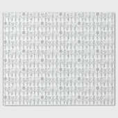 Färben Sie Ihr eigenes Tulpe-Muster Geschenkpapier (Flach)