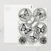 Färben Sie Ihre eigene jugendliche Farbenpracht. Postkarte (Vorne/Hinten)