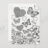 Färben Sie Ihre eigene jugendliche Farbenpracht. Postkarte (Vorne/Hinten)