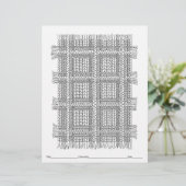 FARBEN SIE IHRE EIGENE Karierte Farbseite. (Stehend Vorderseite)