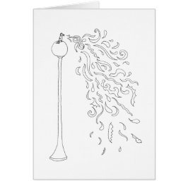 Färben Sie Ihre eigene Karte - Gesang-Vogel