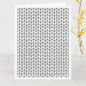 FARBEN SIE IHRE EIGENE, KnitterBig Card / Vertikal Karte (Gelbe Blume)