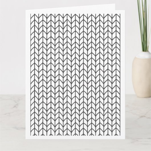 FARBEN SIE IHRE EIGENE, KnitterBig Card / Vertikal Karte (Vorderseite)