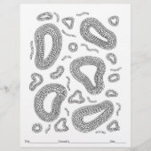 FARBEN SIE IHRE EIGENE Microscope-Farbseite. (Vorderseite)