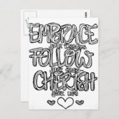 Färben Sie Ihre eigene Postkarte (Vorne/Hinten)