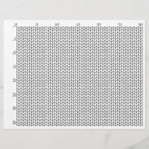 FÄRBEN SIE IHRE EIGENE Strickdecke-Leer-Seite + #s