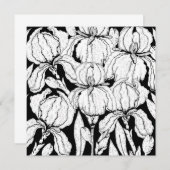 Färben Sie Ihre eigenen IrisBlume Mitteilungskarte (Vorne/Hinten)