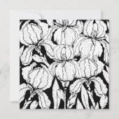 Färben Sie Ihre eigenen IrisBlume Mitteilungskarte (Vorderseite)