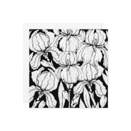 Färben Sie Ihre eigenen IrisBlume Mitteilungskarte