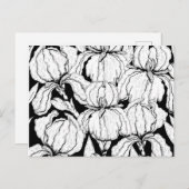 Färben Sie Ihre eigenen IrisBlume Postkarte (Vorne/Hinten)