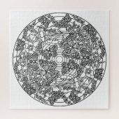 Färben Sie Ihre eigenen Puzzle (Horizontal)