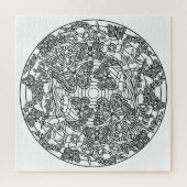 Färben Sie Ihre eigenen Puzzle (Vertikal)