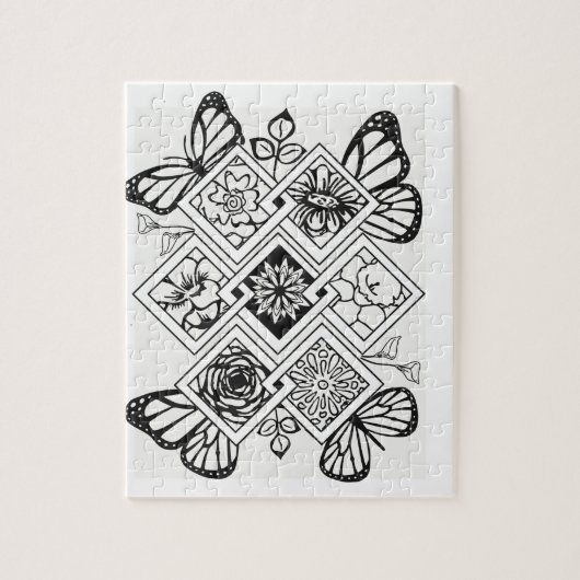 Färben Sie Ihre eigenen Puzzle (Vertikal)