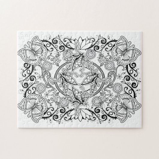 Färben Sie Ihre eigenen Puzzlen Puzzle (Horizontal)