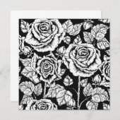 Färben Sie Ihre eigenen Rose Mitteilungskarte (Vorne/Hinten)