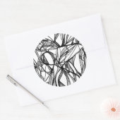 Färben Sie Ihre eigenen Round-Stickers #2-Farbakti Runder Aufkleber (Umschlag)