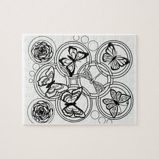 Färben Sie Ihren eigenen erwachsenen Farbton Puzzle (Horizontal)