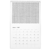 FARBEN SIE IHREN EIGENEN Knitterkalender Kalender (Mär 2027)