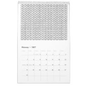 FARBEN SIE IHREN EIGENEN Knitterkalender Kalender (Feb 2027)