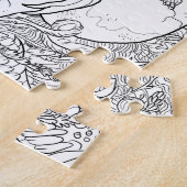 Färben Sie Ihren eigenen Schlappdrachen Puzzle (Seite)