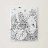 Färben Sie Ihren eigenen Schlappdrachen Puzzle (Vertikal)