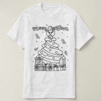 Färben Sie Ihren eigenen Weihnachtsbaum Weihnachts T-Shirt