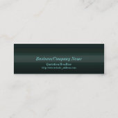 Färben Sie Konzeptions-dünne Visitenkarte (Rückseite)