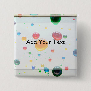 Färben Sie meine Welthellen Farben-Tropfen Button