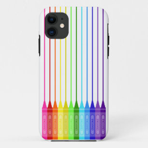 Färben Sie meine Weltregenbogen-Zeichenstifte iPhone 11 Hülle