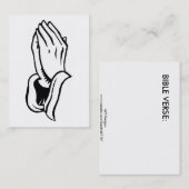 Färben Sie mich betende Handkarte Visitenkarte (Vorne/Hinten)
