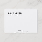 Färben Sie mich betende Handkarte Visitenkarte (Rückseite)