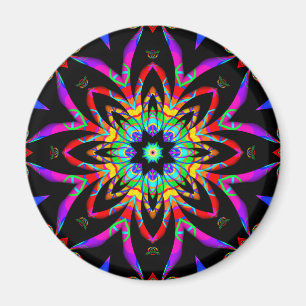 Färben Sie mich fantastischer Fraktal-Magnet Magnet