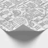 Färben Sie mich Geschenkpapier (Ecke)
