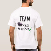 Färben Sie mich Greyson Team-Shirt! T-Shirt (Rückseite)