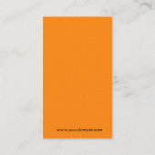 Färben Sie mich herein!  Minimaler nobler Visitenkarte (Rückseite)