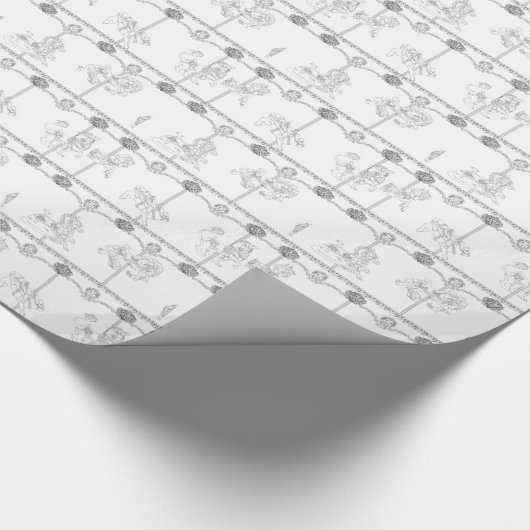 Färben Sie mich Karussell Geschenkpapier (Ecke)
