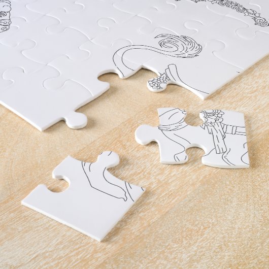 Färben Sie mich Karussell Puzzle (Seite)