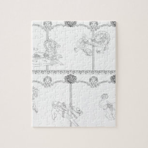 Färben Sie mich Karussell Puzzle