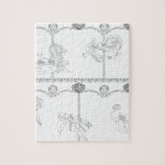 Färben Sie mich Karussell Puzzle