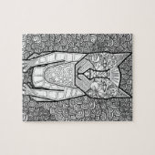 Färben Sie mich Katzen-Puzzlespiel Puzzle (Horizontal)