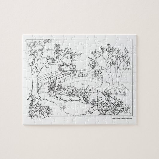 FARBEN SIE MICH! Machen Sie Ihren eigenen Geschenk Puzzle (Horizontal)