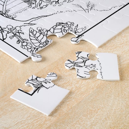 FARBEN SIE MICH! Machen Sie Ihren eigenen Geschenk Puzzle (Seite)