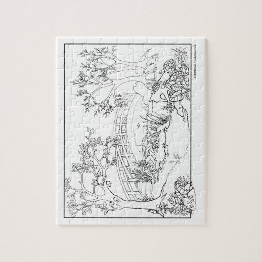 FARBEN SIE MICH! Machen Sie Ihren eigenen Geschenk Puzzle (Vertikal)