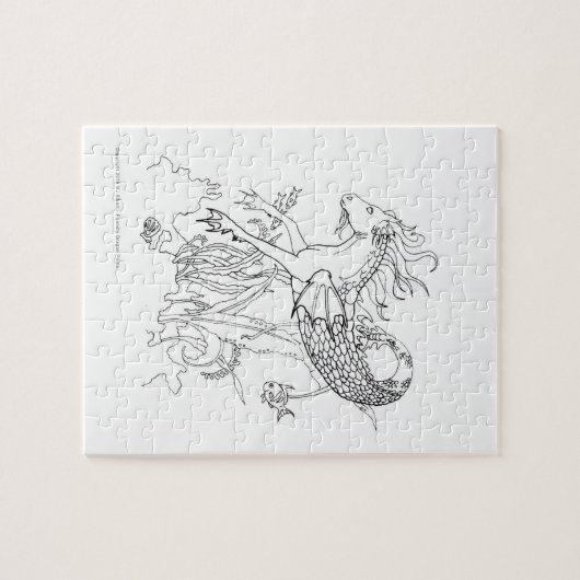 FARBEN SIE MICH! Machen Sie Ihren eigenen Geschenk Puzzle (Horizontal)