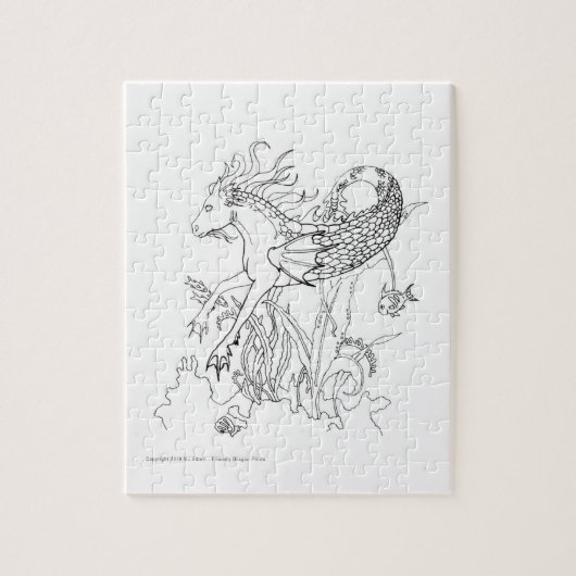 FARBEN SIE MICH! Machen Sie Ihren eigenen Geschenk Puzzle (Vertikal)