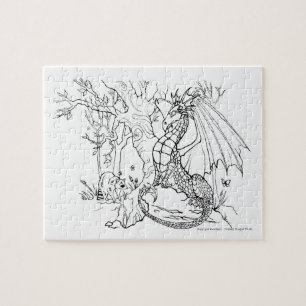 FARBEN SIE MICH! Machen Sie Ihren eigenen Geschenk Puzzle